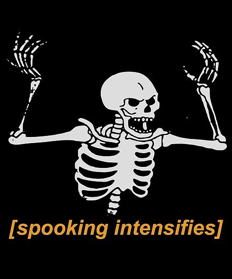 Vaizdo rezultatas pagal uÅ¾klausÄ âspooky skeleton memeâ