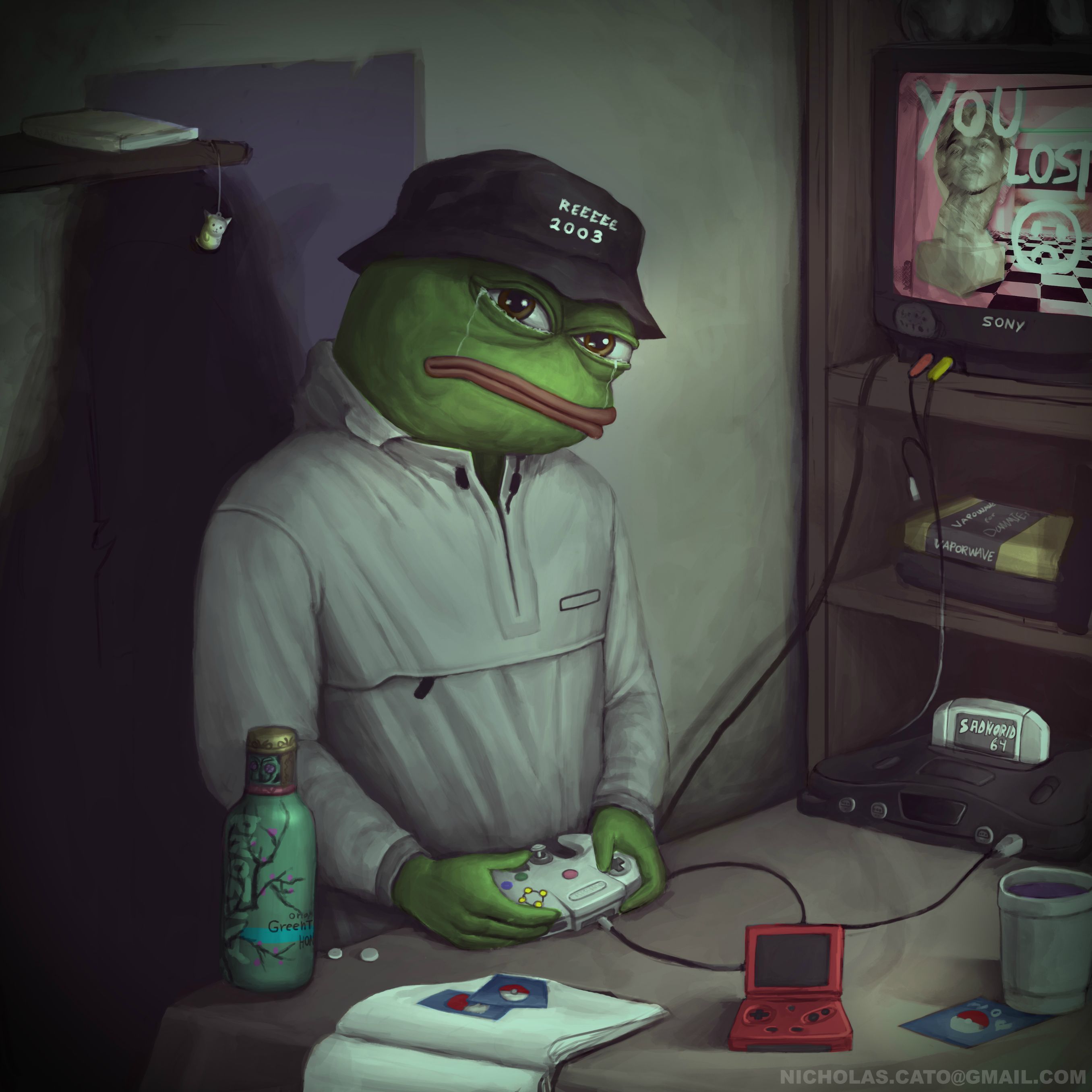 Vaizdo rezultatas pagal uÅ¾klausÄ âpepe frog artâ