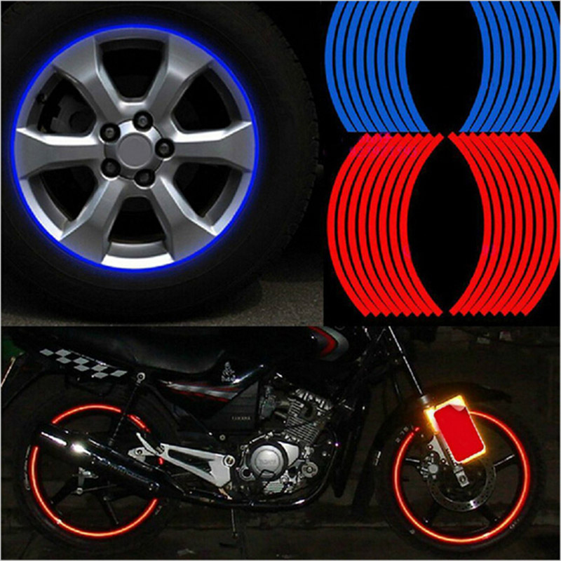 New-16-Pcs-Strips-Wheel-Stickers-And-Dec