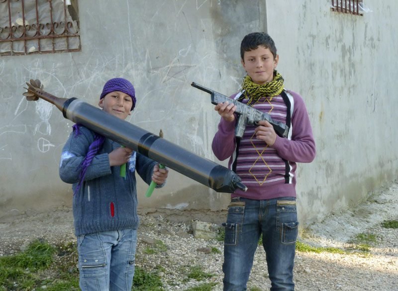 Image result for kids with guns