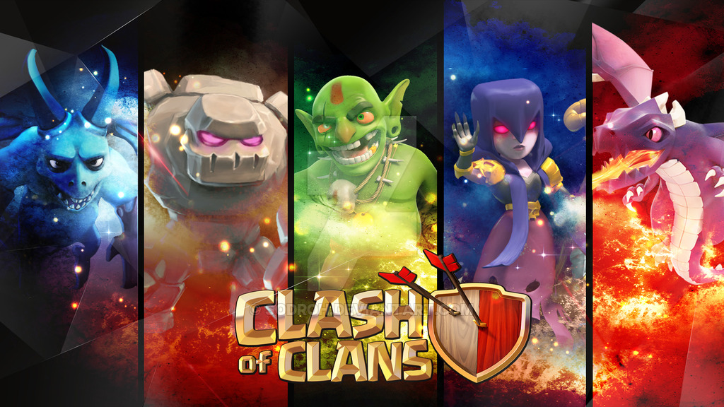 Vaizdo rezultatas pagal užklausą „clash of clans wallpaper“