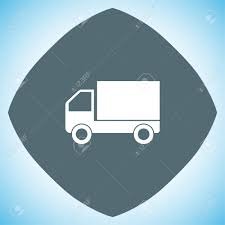 Delivery Truck Sign Vector Icon. Transportation Car Sign. Logistic ...