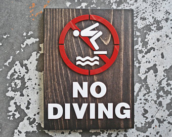 Image result for no diving