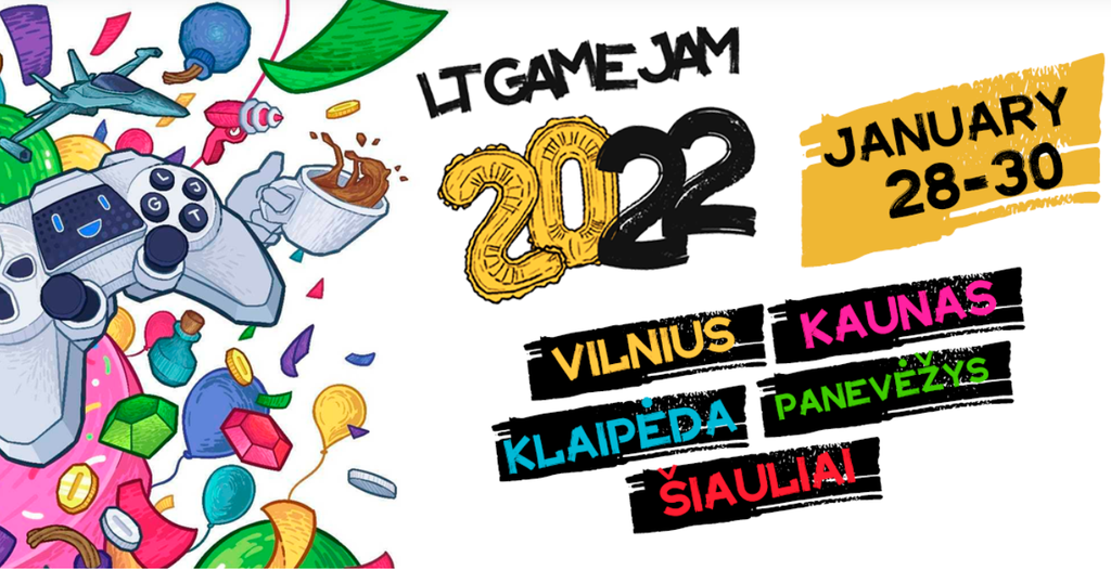 Daugiau informacijos apie "„LT Game Jam 2022“ – sausio gale Lietuvos žaidimų kūrėjai sieks naujų rekordų"