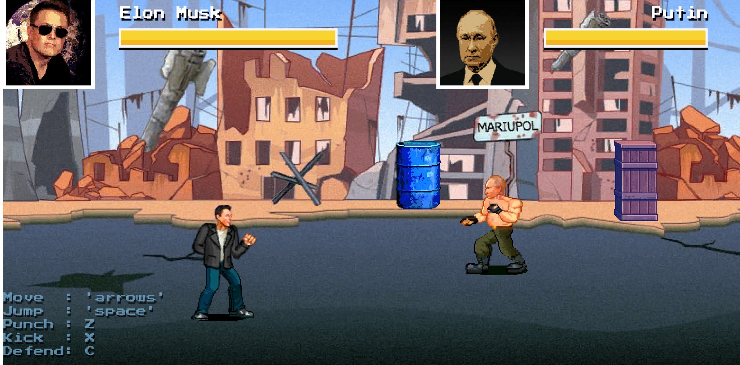 Daugiau informacijos apie "Ukrainiečiai sukūrė kompiuterinį žaidimą, kuriame galima įveikti Putiną"