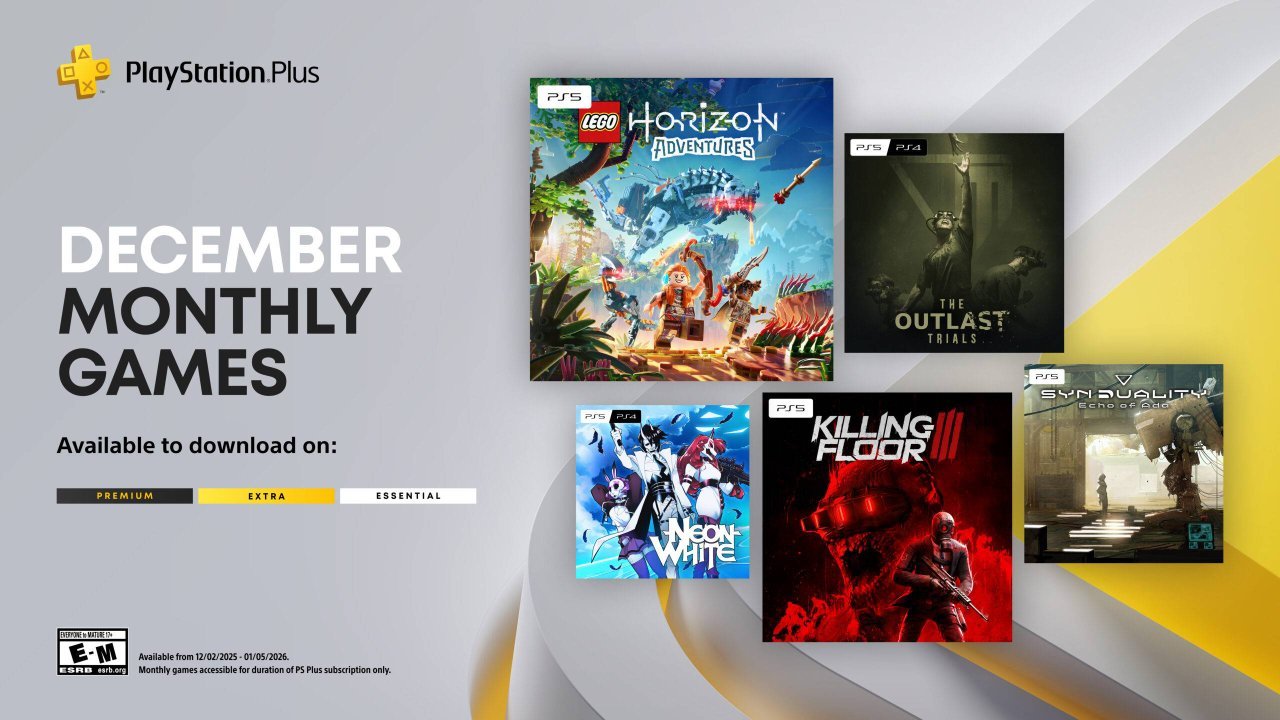 Daugiau informacijos apie "Sony PlayStation paskelbė gruodžio 2025 PS Plus nemokamus žaidimus"