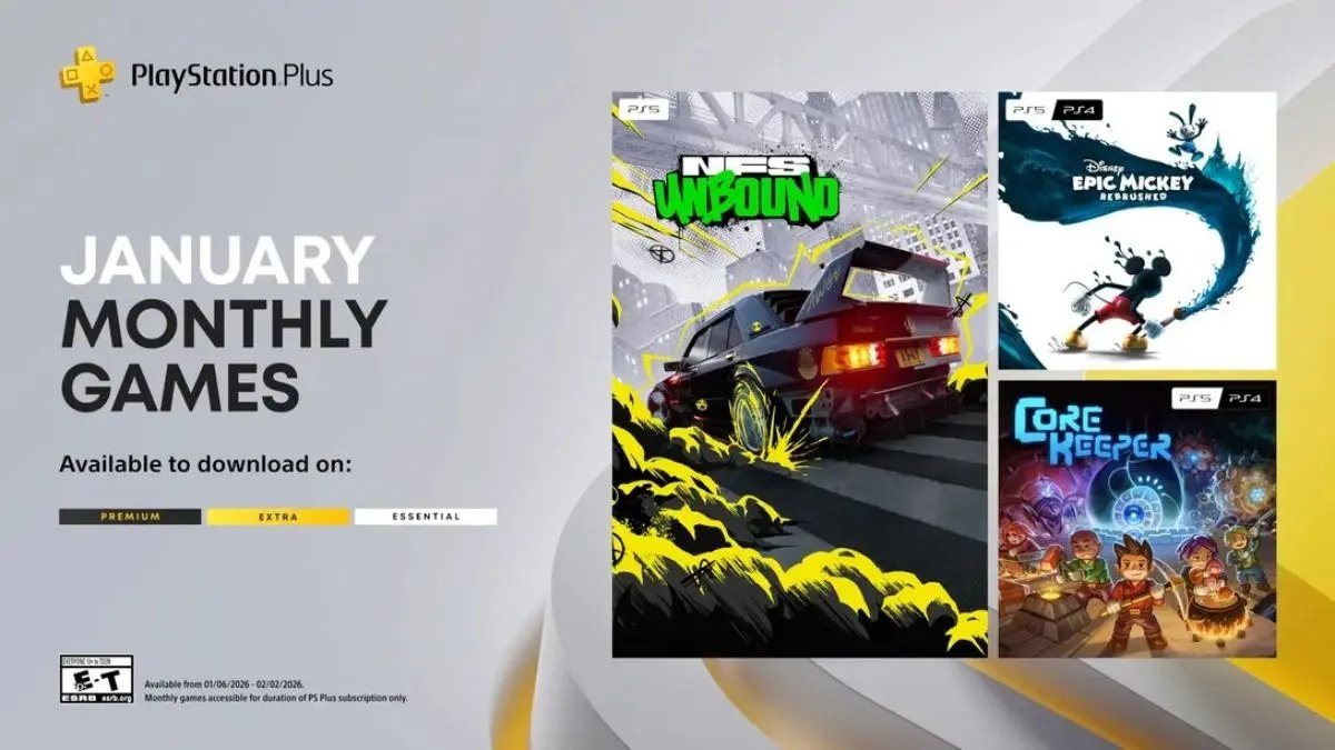 Daugiau informacijos apie "„Sony PlayStation“ paskelbė PS Plus sausio 2026 nemokamus žaidimus"